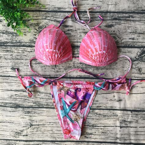 Bikinis Women 2017 Print Bathing Suit Women Push Up Tankiny Summer