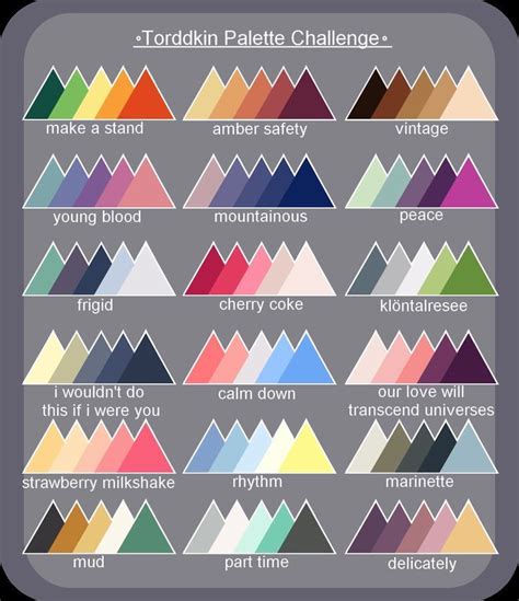 Asha On Twitter Color Palette Challenge Color Palette Design Palette Art