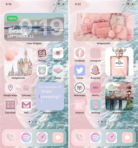 Iphone Ios 14 Home Screen Ideas Pink Bmp Stop