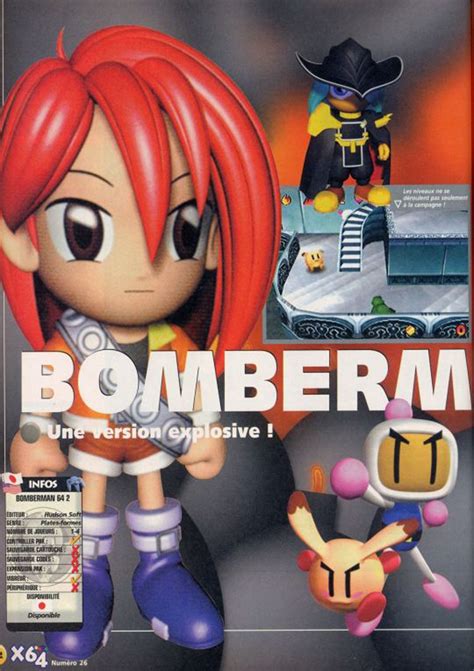 Scan Of The Review Of Bomberman 64 The Second Attack Published In The