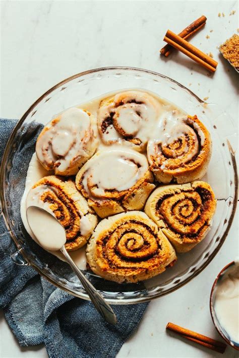 Pour banana bread cake batter into baking pan. Vegan Gluten-Free Cinnamon Rolls | Recipe | Vegan cinnamon rolls, Gluten free cinnamon rolls ...