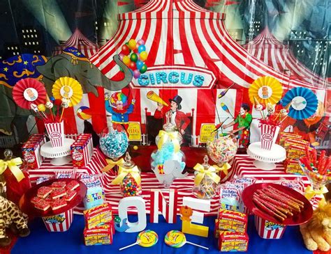 Circus Carnival Birthday Circus 1st Birthday Catch My Party