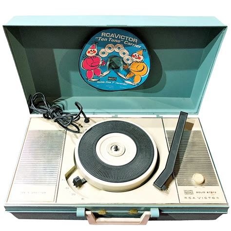 Portable 60s Rca Record Player Collectibles Store