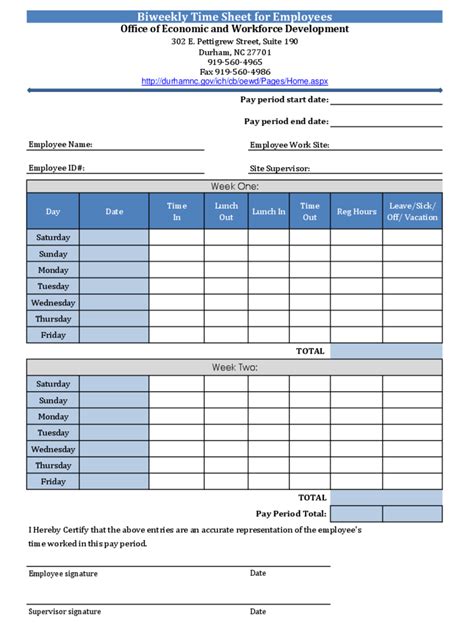 2021 Biweekly Timesheet Template Fillable Printable Pdf And Forms