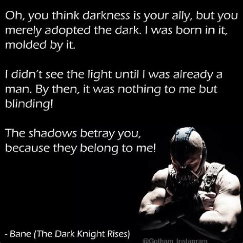 To give criminals something to fear in the darkness. You merely adopted the dark | DC Villains | Pinterest