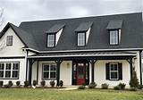 20 favorite exterior paint colors + doors and trim. Marvelous ideas to check into #roofdesign | Black trim ...