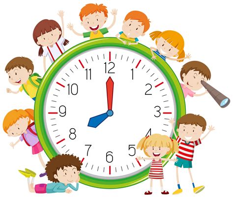 Cartoon Clock Vector Art Icons And Graphics For Free Download