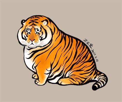 Art Hình Xăm Con Hổ Cute Tiger Art Anime Animals Cartoon Animals