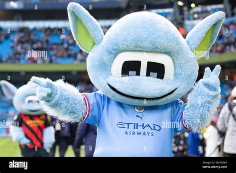 Manchester City Mascot Moon Beam During The The Fa Womens Super League