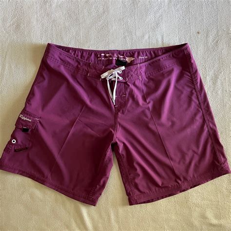Maui Rippers Women’s 4 Way Stretch 9” Inseam Swim Board Shorts Violet Size 18 Ebay