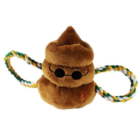Funny Expression Amusing Poop Shape Pet Dog Puppy Chew Sound Soft