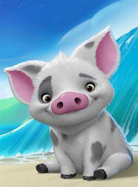 Moana Pig Pua Background Wallpaper For Photoshop Baby Animals