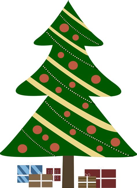 free christmas tree with presents clipart download free christmas tree with presents clipart