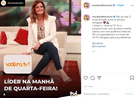 Maria Botelho Moniz Continua A Liderar Audiências “não Sei Lidar”