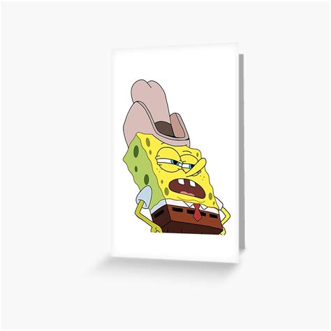 Dirty Dan Spongebob Greeting Card By Slammiejaneart Redbubble
