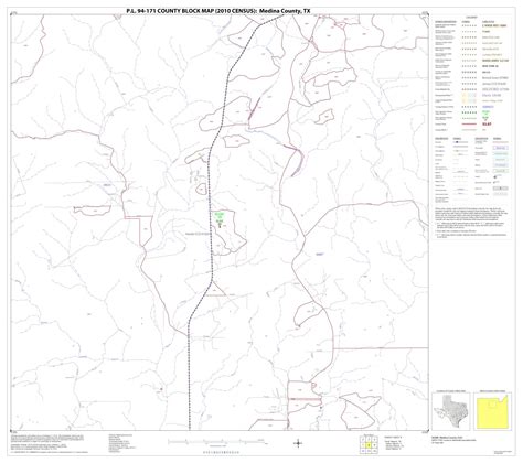 Pl 94 171 County Block Map 2010 Census Medina County Block 8