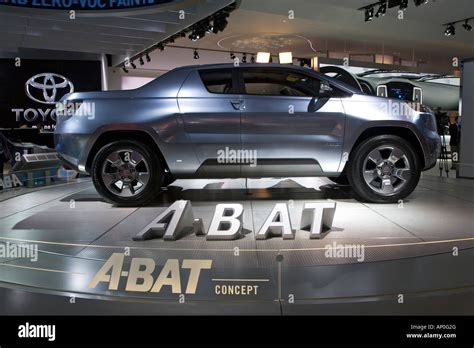 Toyota A Bat Hybrid Concept Pickup Truck Stock Photo Alamy