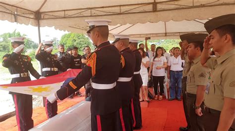 Philippine Marines 21 Guns Salute Military Honor For Burial Youtube