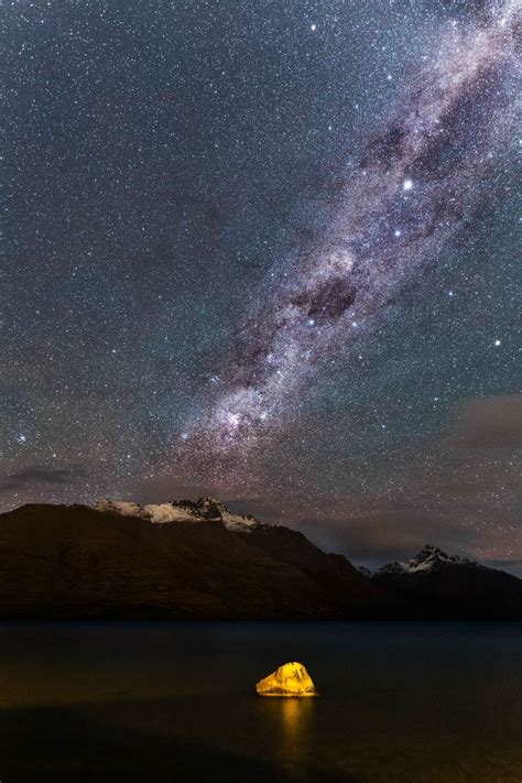 Milky Way Over Lake Wakatipu New Zealand Imgur Milky Way Lake