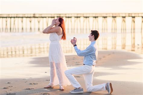 Surprise Engagement Proposal On A Beautiful Winter Evening In Myrtle Beach