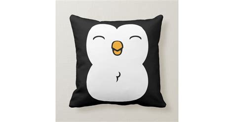 Cute Penguin Throw Pillow