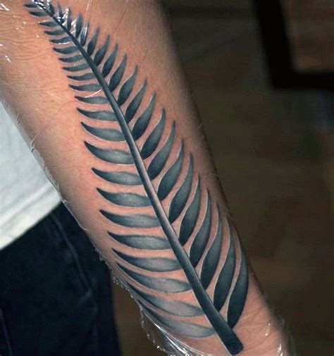 60 Farn Tattoo Designs Für Männer Blatt Tinten Ideen Blatt Designs