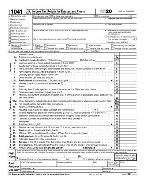 Form 1041 Fill Out And Sign Online Dochub