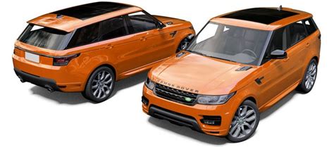Range Rover Sport Matte Gloss Orange Reforma Uk