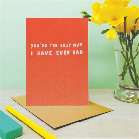 Youre The Best Mothers Day Cards Bookends Greetings Poster