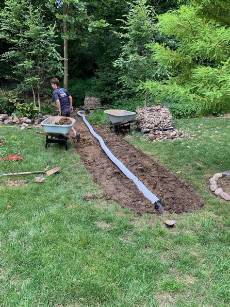 Natural looking dry rock bed. Dry Creek Bed Re-build and Drainage Upgrade | Hope Outdoor ...