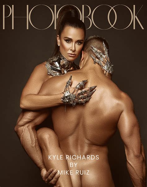 Kyle Richards With Naked Man On Photobook Magazine Cover Photos