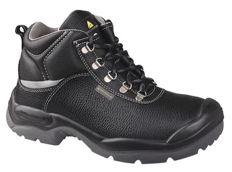 saul2s3no46 delta plus sault2 s3 black steel toe capped unisex ankle safety boots uk 11 eu