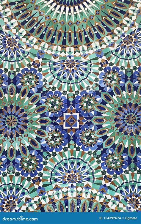 Mosaico Orientale Del Marocco Fotografia Stock Immagine Di Casablanca