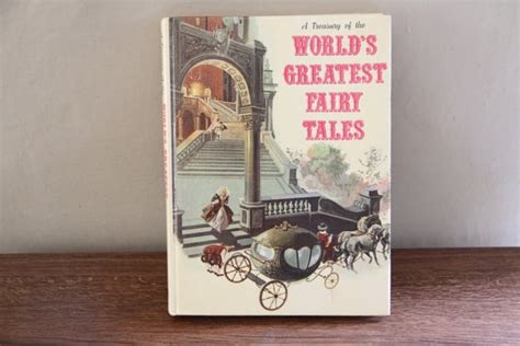 Vintage Fairy Tale Book A Treasury Of The Worlds Etsy