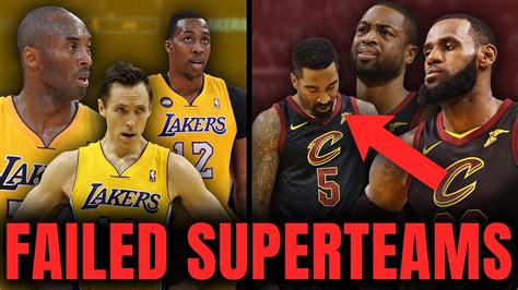 10 Superteams That Miserably Failed In Nba Youtube