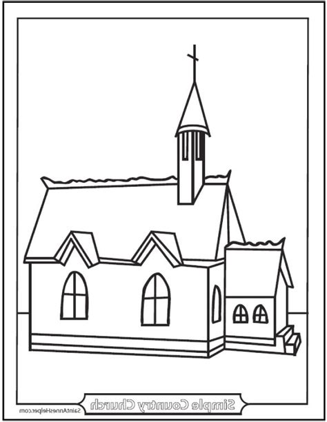 Church coloring pages include church buildings, stained glass windows, and church music. Coloring Pages For Church