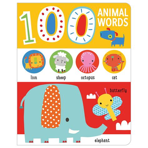 First 100 Animal Words Books4kidspl