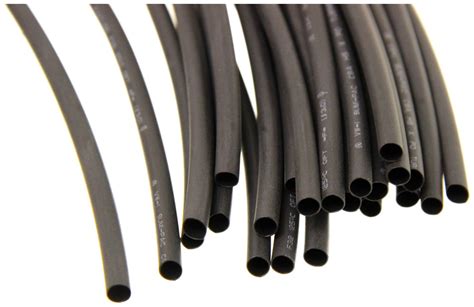 Primary Wire Heat Shrinkable Tubing 18 14 Gauge Black 18 Shrink