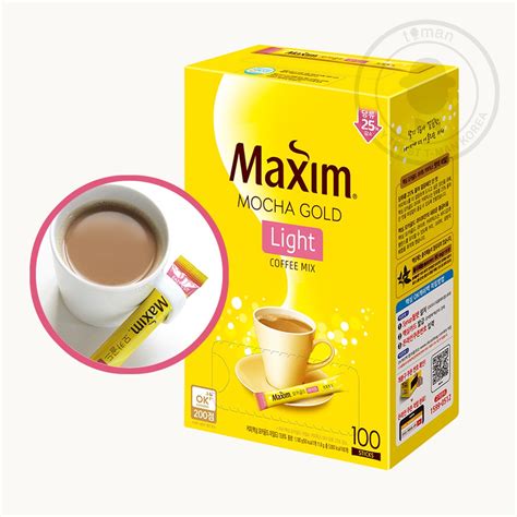 Maxim Mocha Gold Light Coffee Mix 100 Sticks Shopee Singapore