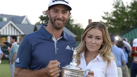 Dustin Johnson Angers Paulina Gretzky By Hitting Golf Balls In House