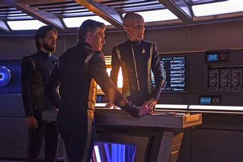Shazad Latif As Ash Tyler Anson Mount As Captain Christopher Pike And