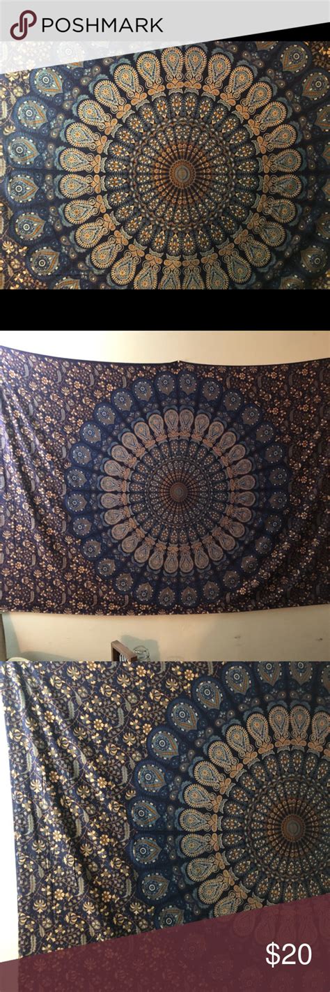 Vivid expression of sunset : Purple and blue wall tapestry Nice wall tapestry. Perfect for wall or dorm room. Great condition ...