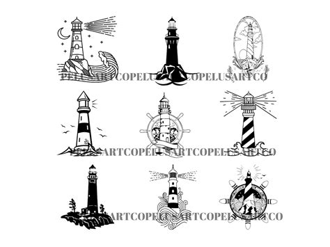 Lighthouse Svg Bundle Lighthouse Svg Sea Svg Ocean Svg Lighthouse
