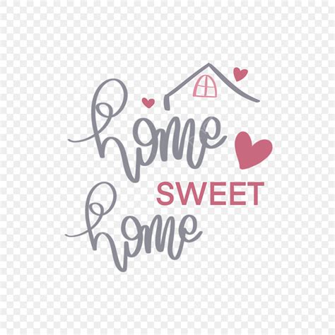 sweet home png image home sweet hand lettering printable pink and grey typography antique