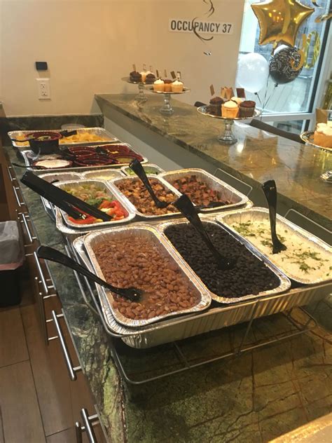 Whether it be a dinner party of eight or a reception of a hundred and fifty, me catering can accommodate it all. Taco Bar, a big hit! | Cookout party, Taco bar party ...