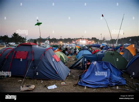 Tents At The Main Campsite During The Przystanek Woodstock Music