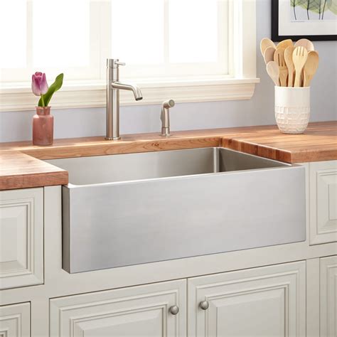I had originally wanted the 36 rohl shaw farmhouse sink… the larger size is visually appealing to me. Apron Front Farmhouse Sinks: Our Best, Budget Picks ...