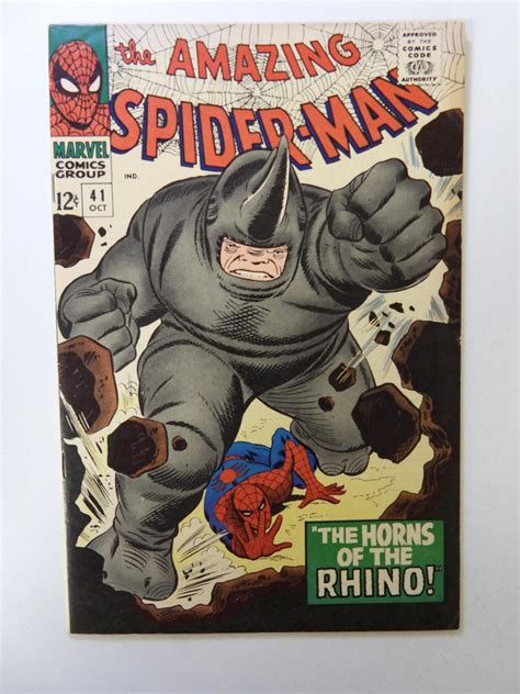 The Amazing Spider Man 41 1966 1st Appearance Of Rhino Fn Condition