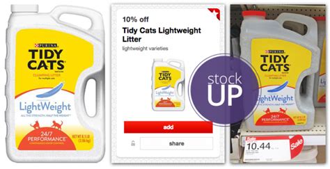 For more savings and discounts, please visit the official online store of purina tidy. Tidy Cats LightWeight Litter, as Low as $3.67 at Target ...