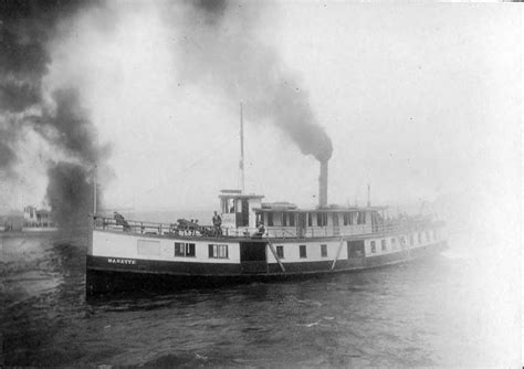Filesteamship Manette On Puget Sound Washington Ca 1900 Hester 605